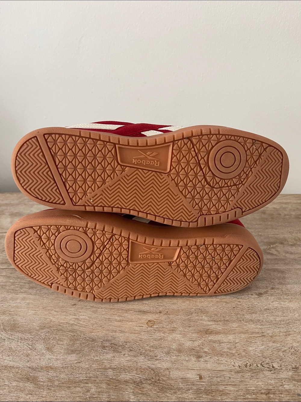 Reebok red Club C Grounds tennis shoes - Picture 5 of 7